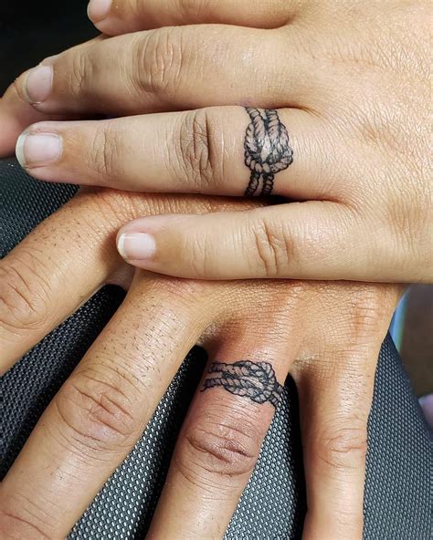 tattoo finger ring